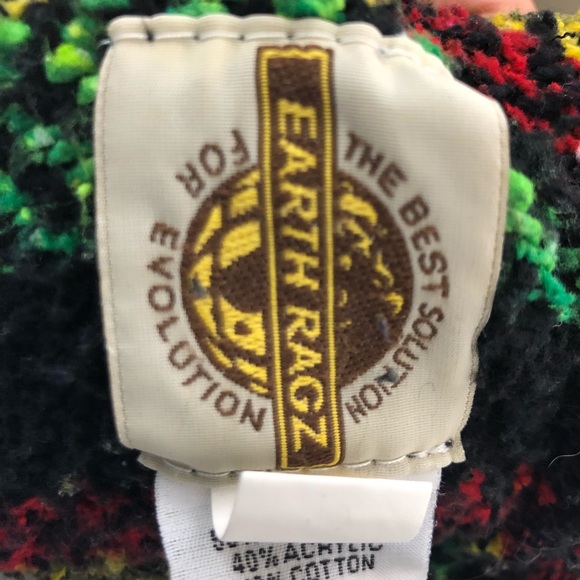 Earth Ragz Rasta Hoodie Medium - Picture 5 of 7